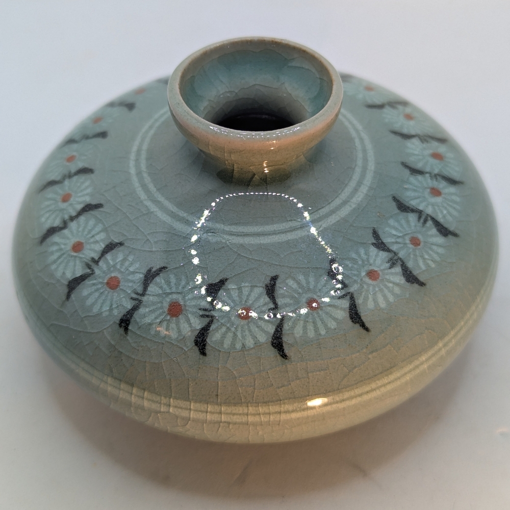🩶Antique Korean Celadon Bottle